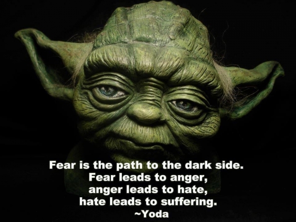 Yoda's quote about fear