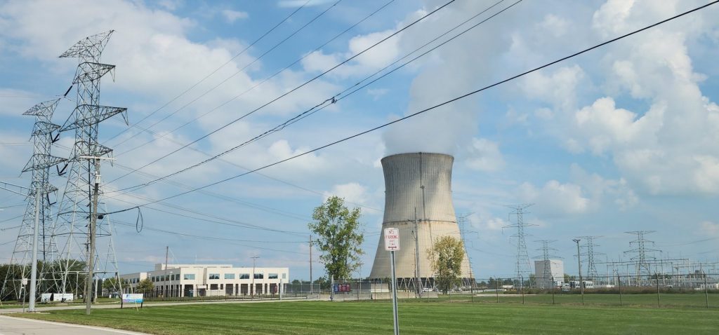 Photo of the Davis-Besse Nuclear plant BURT.